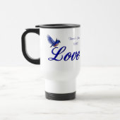 Liebe Bluebird Personalisiert Wedding Reisebecher (Links)