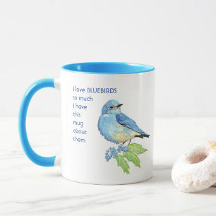 Liebe BLUEBIRDS so viel ich Spaß Kostenvoranschlag Tasse