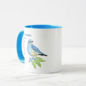 Liebe BLUEBIRDS so viel ich Spaß Kostenvoranschlag Tasse (Vorderseite Links)