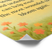 Liebe blühen - Angebotskunst verbessern Poster (Ecke)