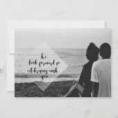 Liebe blühen - Kakteen Foto Save the Date (Rückseite)