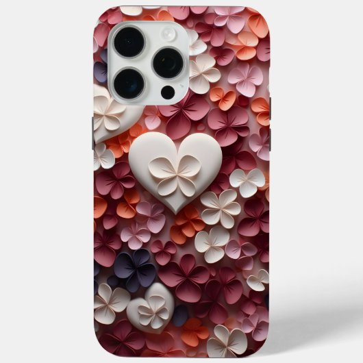Liebe blüht in den Herzen Case-Mate iPhone Hülle (Rückseite)