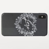 Liebe blüht iPhone XSMax Fall Case-Mate iPhone Hülle (Rückseite (Horizontal))