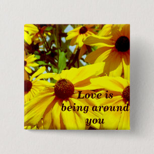 Liebe Blume_ Button
