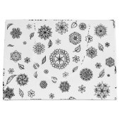 Liebe Blume Große Geschenktüte (Vorderseite)