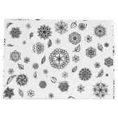 Liebe Blume Große Geschenktüte (Rückseite)