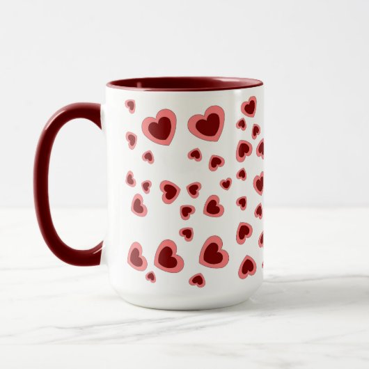 LIEBE BLUME HERZ GEBURTSTAG VALENTINE TASSE (Links)