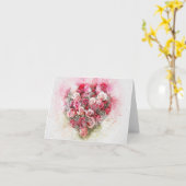 Liebe Blume Karte (Gelbe Blume)