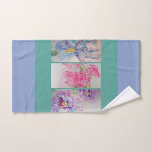 Liebe Blume Minze Bad Bad Badetuch Set (Handtuch)