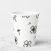 Liebe Blume Pappbecher (Vorderseite)
