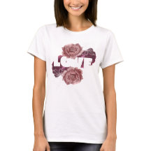 Liebe Blume Weiße T - Shirt