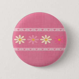 Liebe-Blumen Button