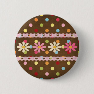 Liebe-Blumen Button
