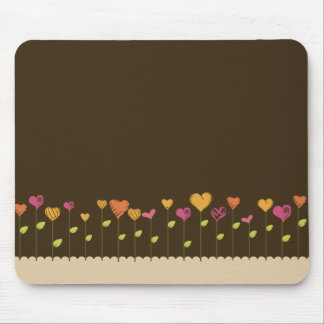 Liebe-Blumen Mousepad