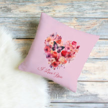 Liebe | Blumenherz | Benutzerdefinierter Text