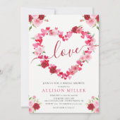 Liebe Blumenkohl Bridal Dusche Einladung (Vorderseite)