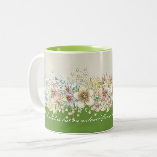 Liebe - Blumenkohl - Tasse (Vorderseite Links)
