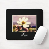 Liebe Blumenmauspad Mousepad (Mit Mouse)