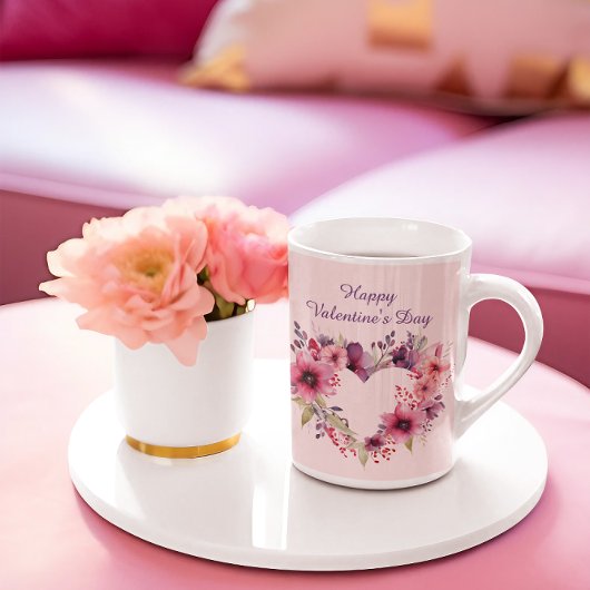 Liebe | Blumenstrauß | Valentinstag Kaffeetasse