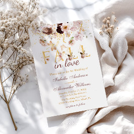 Liebe Blush Peony & Gold Burgund Hochzeit Einladung