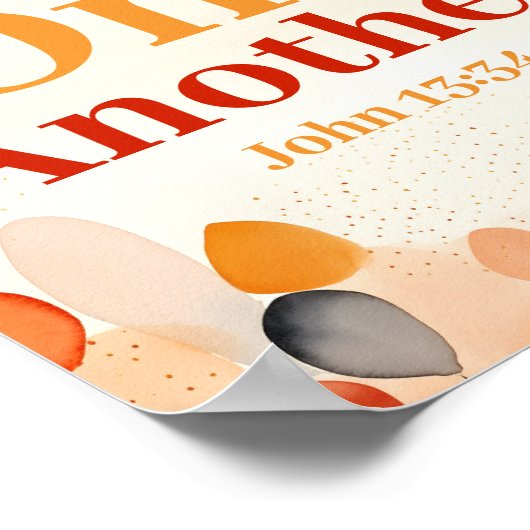 Liebe Boho Christlich Wall Art Poster (Ecke)