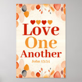 Liebe Boho Christlich Wall Art Poster (Vorne)