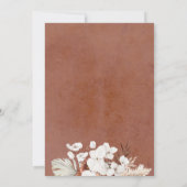 Liebe Boho Pampas Grass Brautparty Einladung (Rückseite)