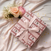 Liebe Boho Rainbow Foto Wrapping Paper Geschenkpapier