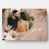 Liebe Boho Wasserfarbe Blumenkohl Foto Fotoplatte (Vorderseite)