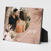 Liebe Boho Wasserfarbe Blumenkohl Foto Fotoplatte (Seite)