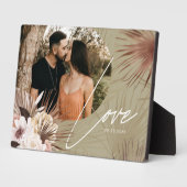 Liebe Boho Wasserfarbe Blumenkohl Foto Fotoplatte (Seite)