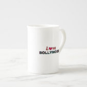 "LIEBE BOLLYWOOD" INDIANISCHE KINORABWERTUNG PORZELLANTASSE (Vorderseite Rechts)