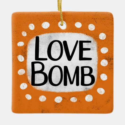 Liebe Bomb Ornament (Vorderseite)