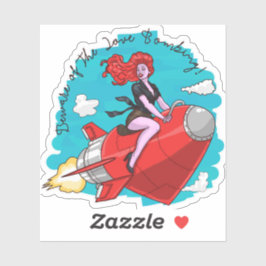 Liebe Bombardierung Aufkleber