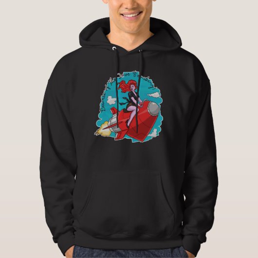 Liebe Bombardierung Hoodie (Vorderseite)