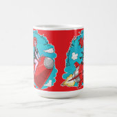 Liebe Bombardierung Kaffeetasse (Mittel)