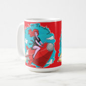 Liebe Bombardierung Kaffeetasse (Vorderseite Links)