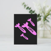 Liebe Bomben Postkarte (Stehend Vorderseite)