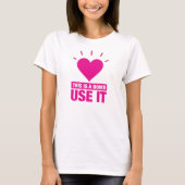 Liebe-Bomben-T - Shirt (Vorderseite)