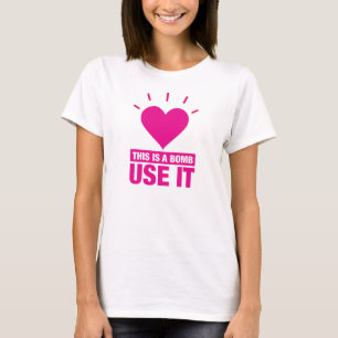 Liebe-Bomben-T - Shirt