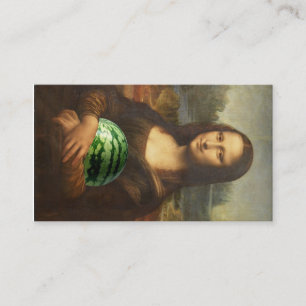 Liebe-Bonbon-Wassermelonen Mona "Melona" Lisa Visitenkarte