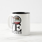 LIEBE Bonny Doon California 11oz Zweifarbige Tasse (Vorderseite Links)
