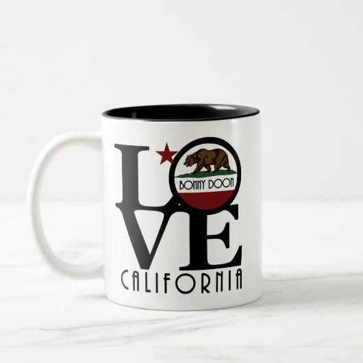 LIEBE Bonny Doon California 11oz Zweifarbige Tasse (Links)