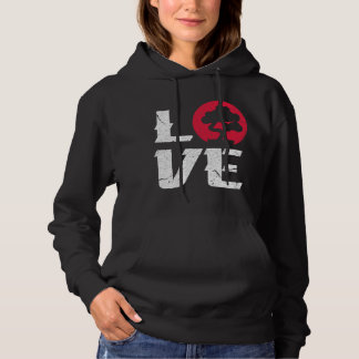 Liebe Bonsai Tree Japanische Miniatur Pflanze Love Hoodie
