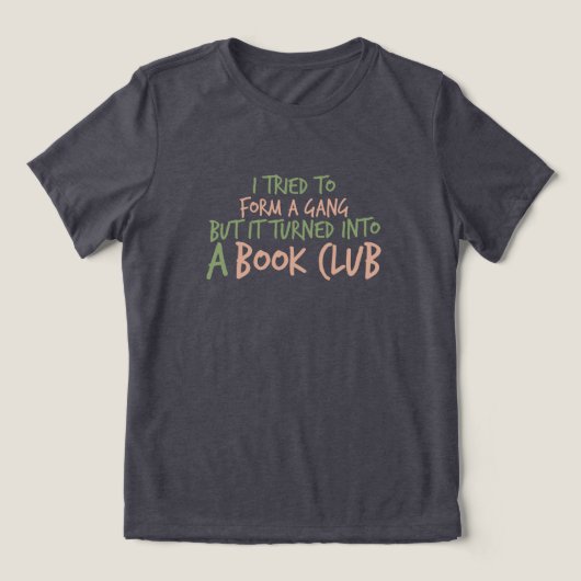 Liebe Book Club und Reading Tri-Blend Shirt (Design Vorderseite)