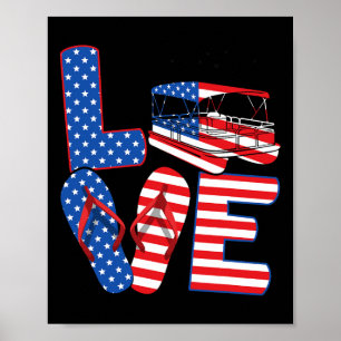Liebe Boote US Tritoon Pontoon Flip Flops 4. Poster