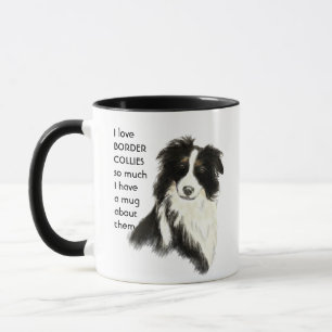 Liebe Border Collie so viel ich so viel Spaß Zitat Tasse
