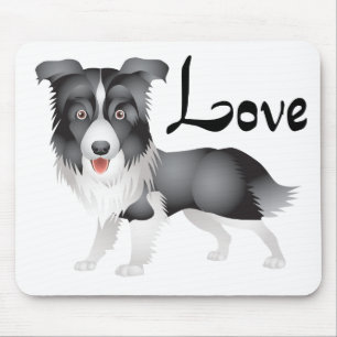 Liebe Border Collie Welpe Hund Mauspad