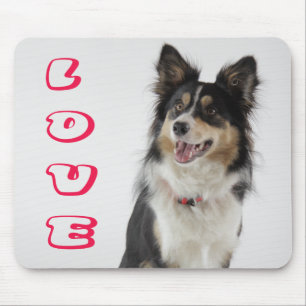 Liebe Border Collie Welpen Hund Mauspad