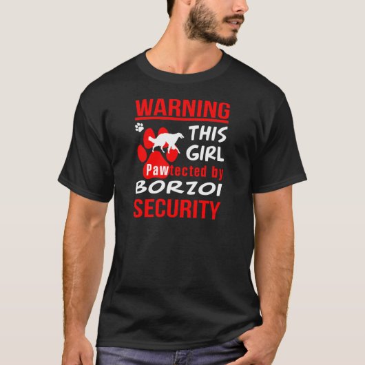 Liebe Borzoi lustiges Geschenk. Bestes Geschenk fü T-Shirt (Vorderseite)